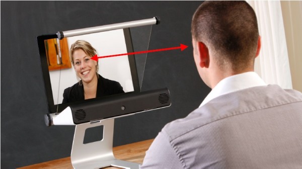 Personal Telepresence direkter Augenkontakt mit Skype Webex Gotomeeting Turbomeeting Webinare